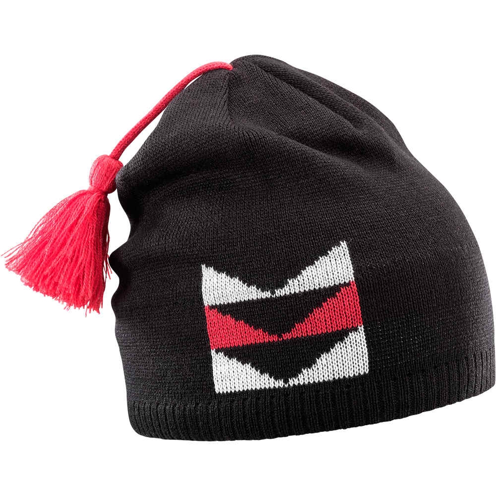 Caciula Salomon ESCAPE BEANIE Negru-gri-roz deschis photo 2